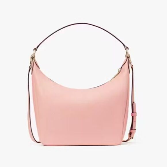 New Kate Spade Leila Hobo Shoulder Bag Pebble Leather Tea Rose - Picture 4 of 4